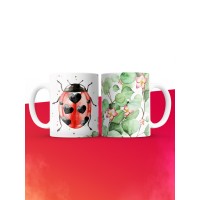 Кружка на 14 февраля божья коровка