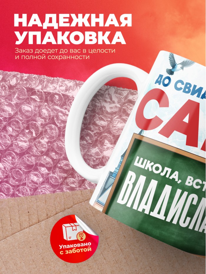 Кружка школа встречай Владиславу  Саратов