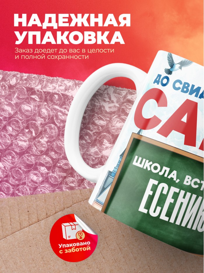 Кружка школа встречай Есению  Саратов