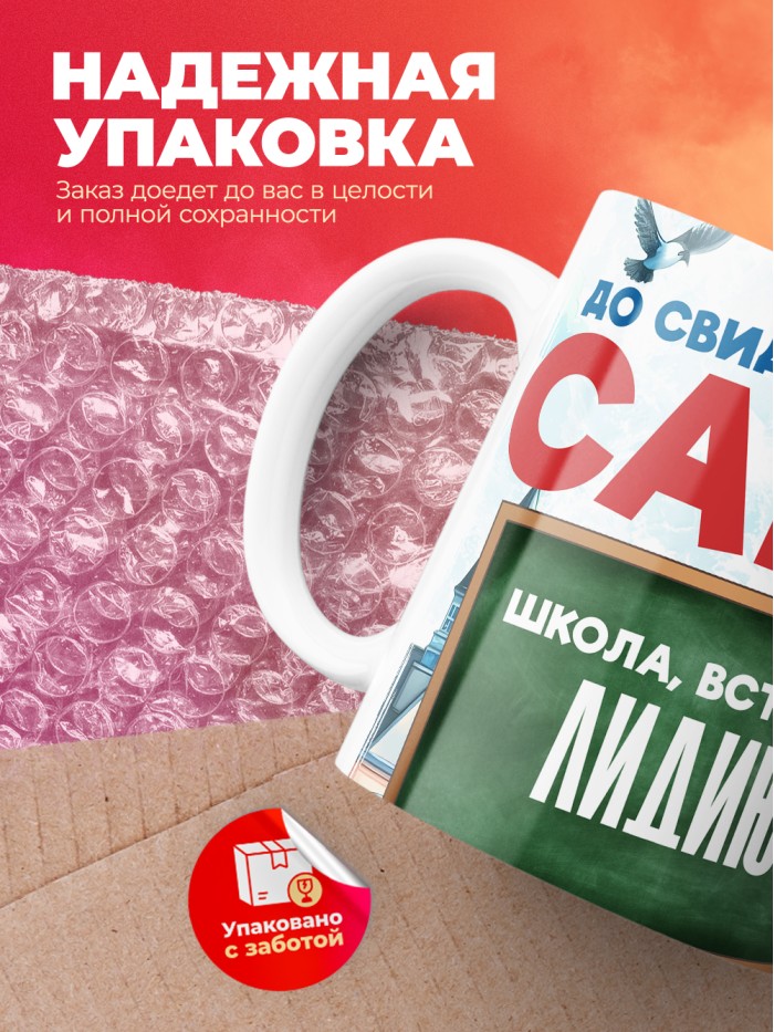 Кружка школа встречай Лидию  Саратов