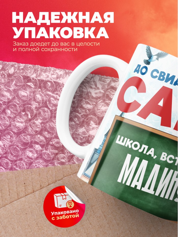 Кружка школа встречай Мадину  Саратов
