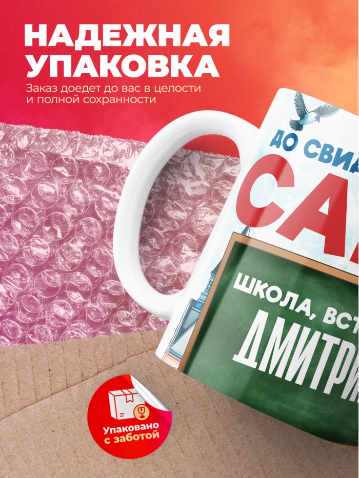 Кружка школа встречай Дмитрия  Саратов