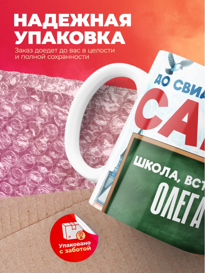 Кружка школа встречай Олега  Саратов